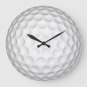 Golfbollväggen tar tid på stor klocka