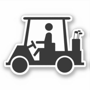 GolfBuggy Klistermärken