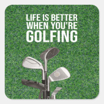 Golfcitat för grönt gräs för golfer party