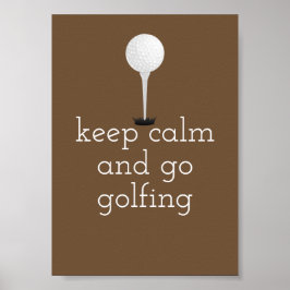 golfcitat poster för golfbanor och vita