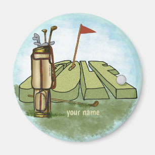 Golfdag-magnet Magnet