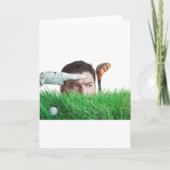 Golfdagen är bättre än en Bra arbetsdag Kort (Framsida)
