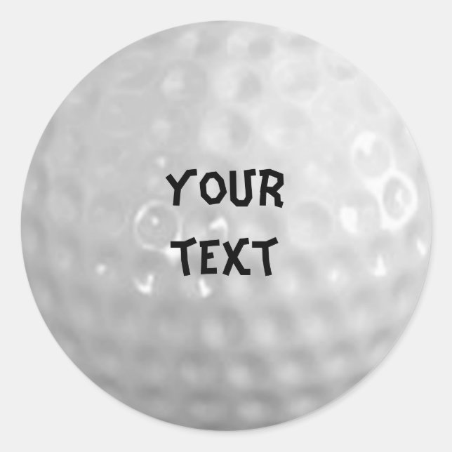 golfdekalk runt klistermärke (Framsida)