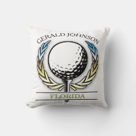 Golfdesign med andedräkt kudde