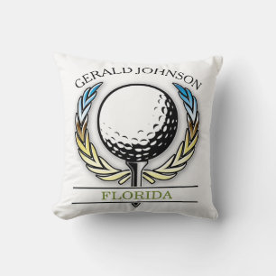Golfdesign med andedräkt kudde