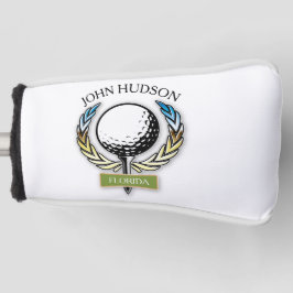 Golfdesign med andningsmonogrammall