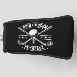 Golfdesign med andningsmonogrammall