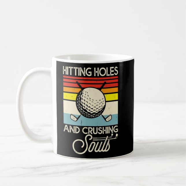 Golfdesign - Tees och Fars dag Kaffemugg (Vänster)