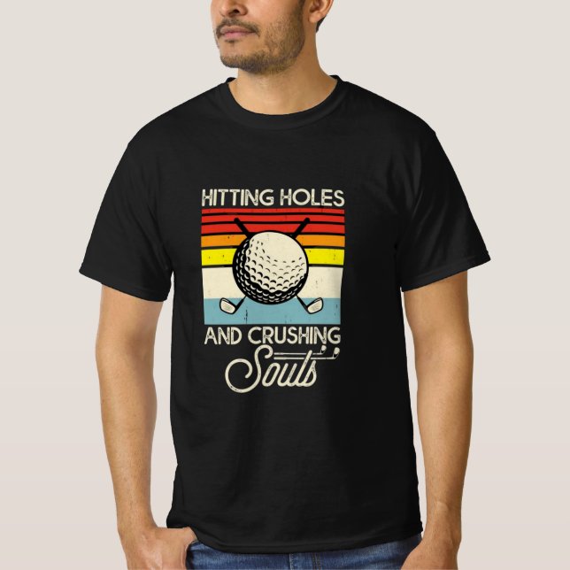 Golfdesign - Tees och Fars dag T Shirt (Framsida)