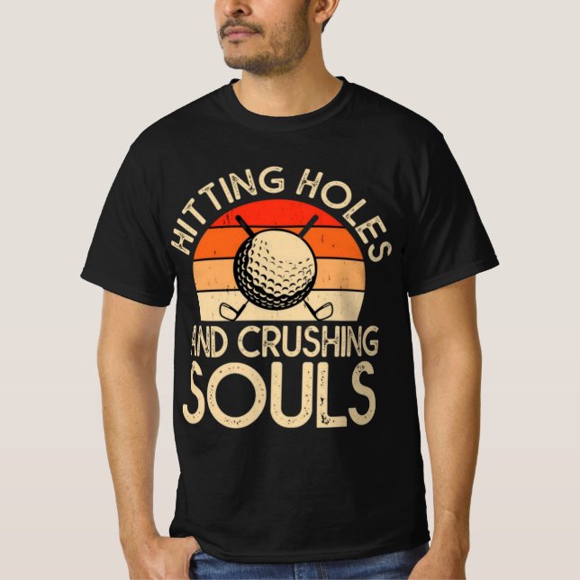 Golfdesign - Tees och Fars dag T Shirt (Framsida)