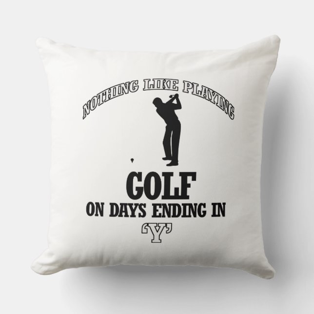 golfdesigner kudde (Framsida)