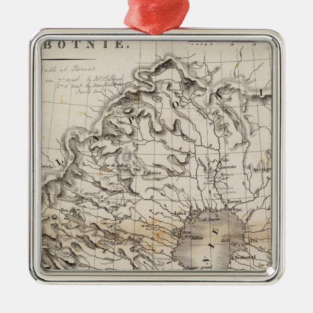 Golfe de Botnie Julgransprydnad Metall (Framsidan)