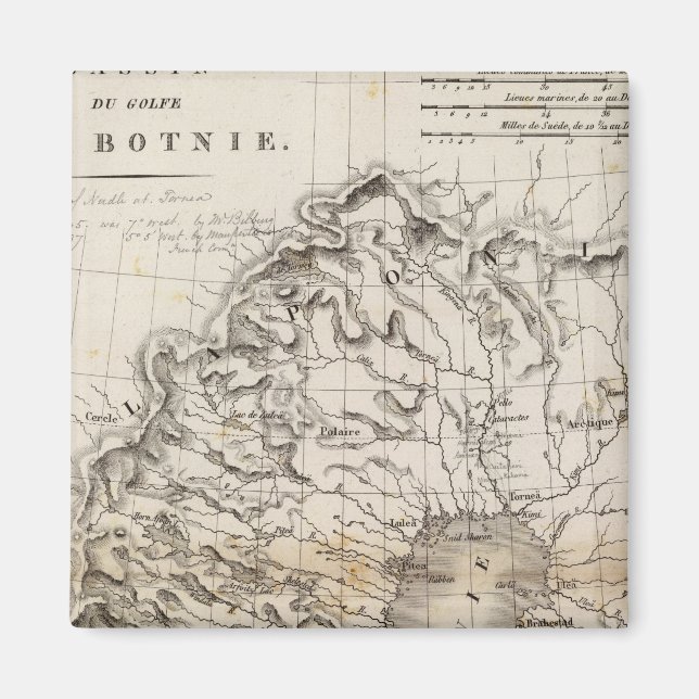 Golfe de Botnie Magnet (Framsidan)