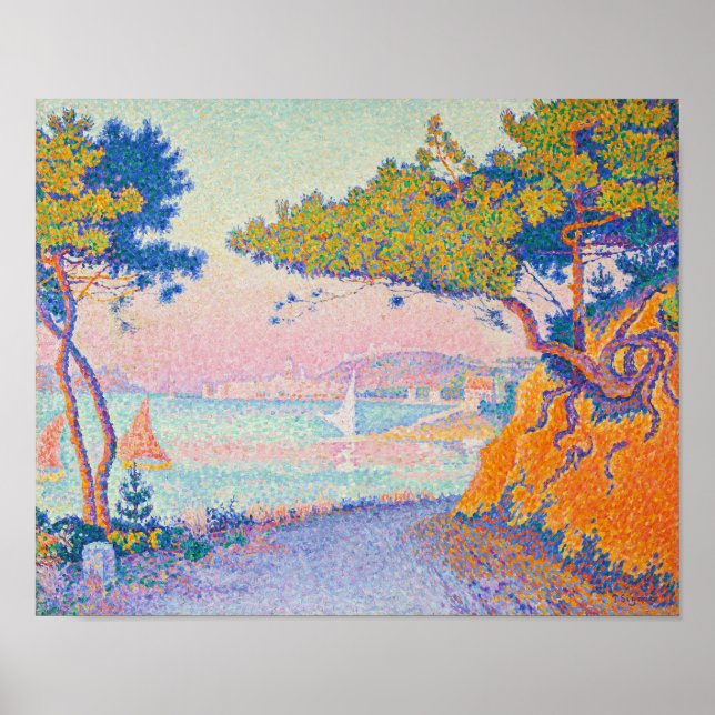 Golfe Juan | Paul Signac | Poster (Framsidan)