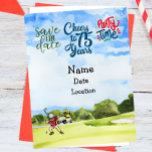 Golfer 75:e Birthday med golfvagn Spara datum Inbjudan Vykort<br><div class="desc">Golfer 75:e Birthday med golfvagn Spara datumgåvor till tränare,  lärare,  lärare,  vänner,  mamma,  pappa,  flickvän/pojkvän,  medarbetare,  värdinna,  granne,  honom/henne,  par,  mor- och farföräldrar,  chef,  barn,  bästa vän,  familj,  familj,  inlagor,  tränare/team,  tonåringar</div>