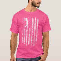 Golfer American USA flagga Golf Golfing Älskare