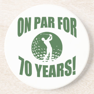 Golfer är 70:e födelsedagen underlägg
