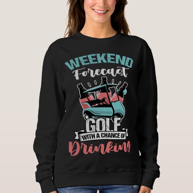 Golfer Beer & Golf Sports Player Golfing T Shirt (Framsida)