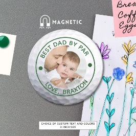 Golfer BEST PAPPA BY PAR Photo Personlig Magnet