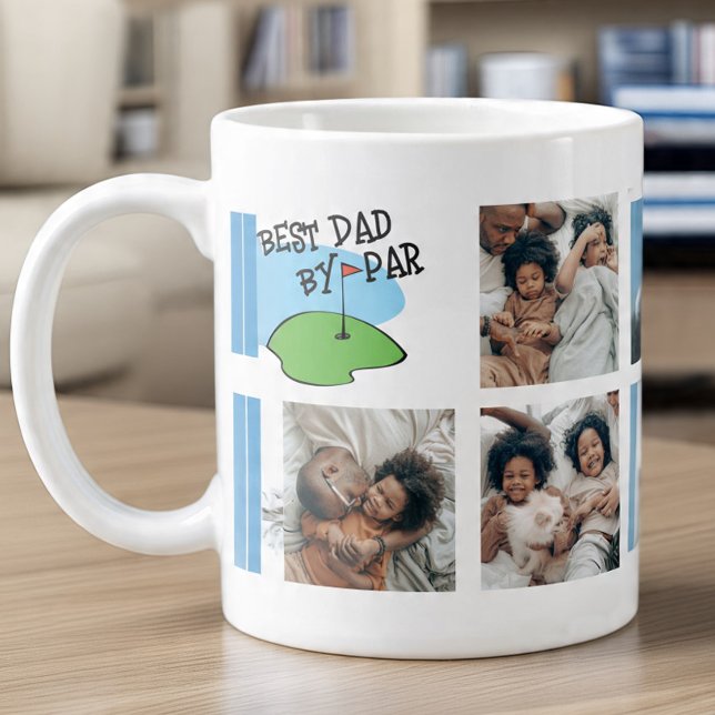 Golfer Best Pappa efter Par Golf Pun 7 Photo Jumbo Mugg (Golfer Best Dad By Par Golf Pun 7 Photo Giant Coffee Mug
by Ricaso. Golfing themed photo mug)