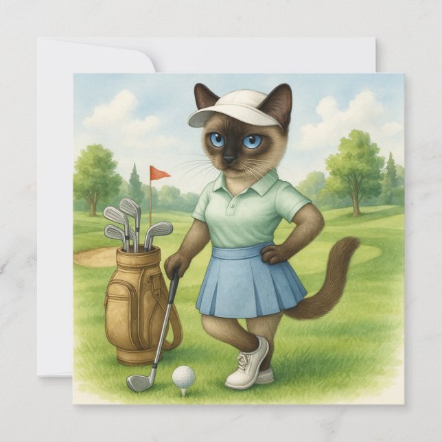 Golfer Cat Dam-turnering (Framsida)