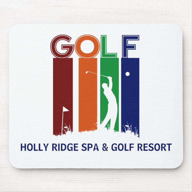 Golfer Customized Mouse Pad Musmatta (Framsidan)