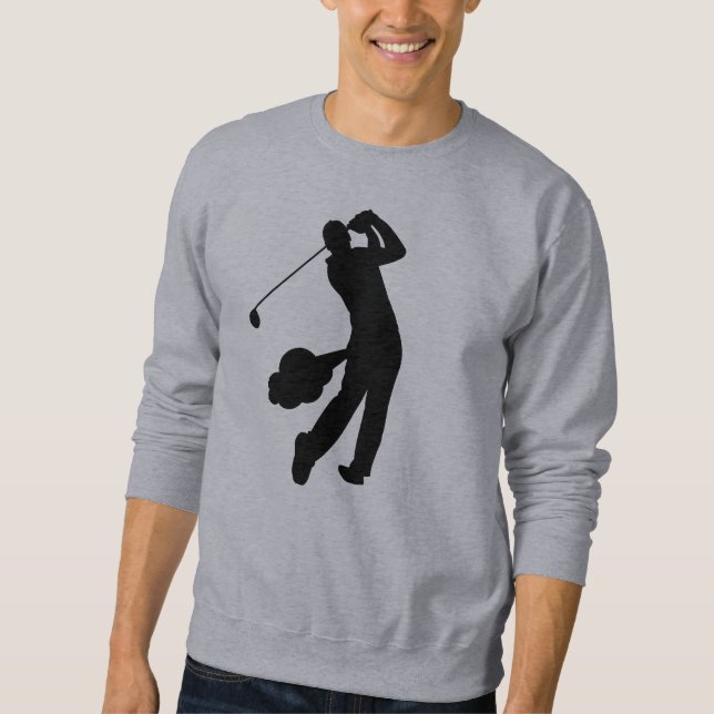 Golfer Farting Lång Ärmad Tröja (Framsida)