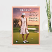 Golfer Funny Birthday gullet Golf