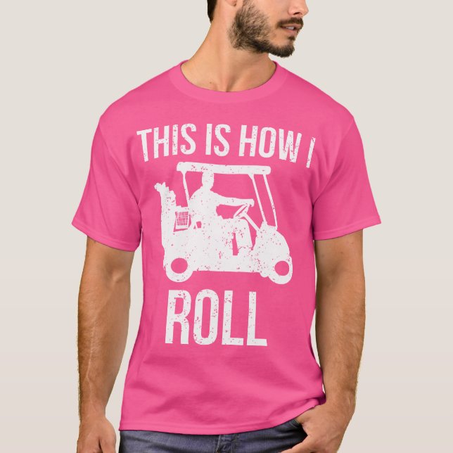 Golfer Funny Golf T Shirt (Framsida)