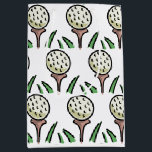 Golfer Gift Oversized Golf Bollar Guld Tees<br><div class="desc">Lägg upp en gåva till din favoritgolfspelare i den här roligten och slå pappert med överdimensionerad golfplatta bollar på golfplattor i guld.</div>