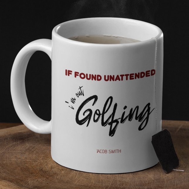 Golfer Golf Gift Kaffemugg (Skapare uppladdad)