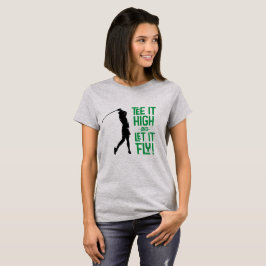 Golfer Golf Humor Funny Sports Cute Quote för kvin T Shirt