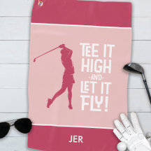 Golfer Golf Humor Funny Sports Modern Magenta Red