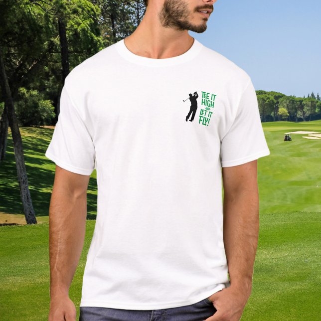 Golfer Golf Humor Funny Sports Quote Black Grönt T Shirt (Golfer Golf Humor Funny Sports Quote Black Green T-Shirt)