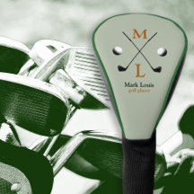 golfer. golf-player monogram