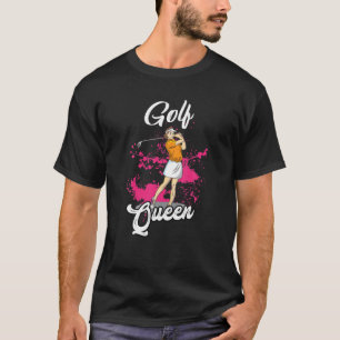 Golfer Golf Queen Mini Golf Leisure Sport Dam W T Shirt
