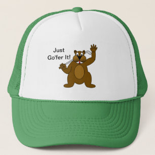 Golfer Gopher, gå bara! Truckerkeps