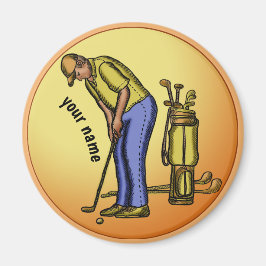 Golfer Grandpa magnet