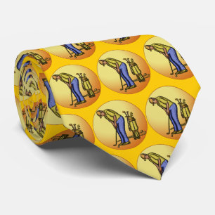 Golfer Grandpa Tie Slips