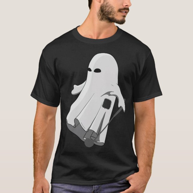 Golfer Halloween Costume Ghost Golf Boll Apparel c T Shirt (Framsida)