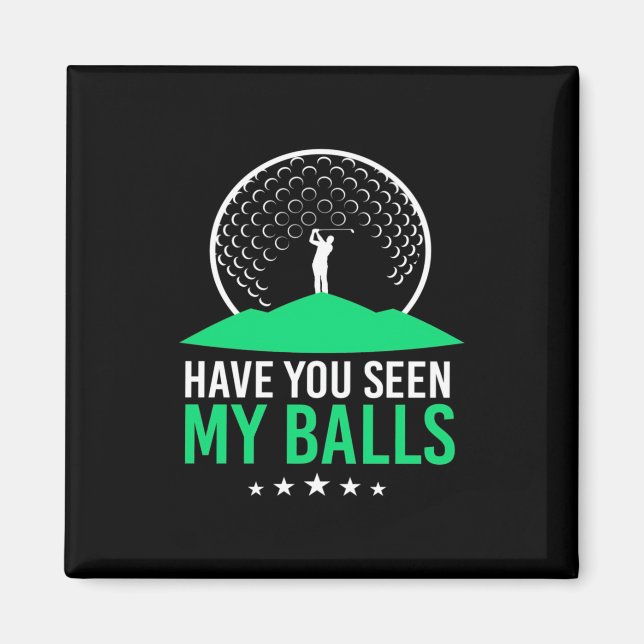 Golfer har du sett min Bollar Magnet (Framsidan)