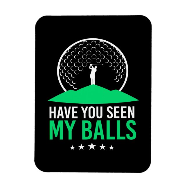 Golfer har du sett min Bollar Magnet (Vertikal)
