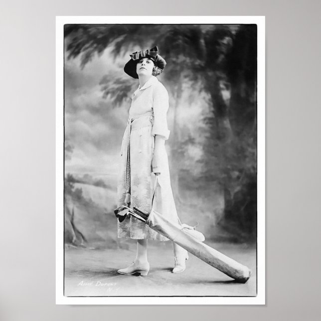 Golfer Helen Herendon - Golf Photographic Print Poster (Framsidan)