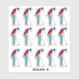 Golfer Klistermärken