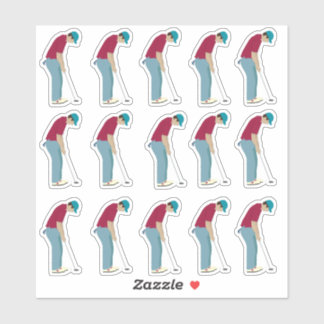 Golfer Klistermärken