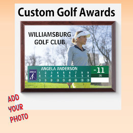 Golfer 🏌️ Low Score Tournament Award: