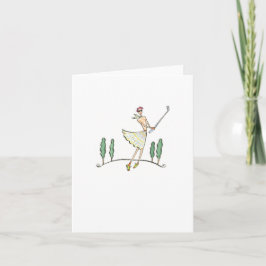 Golfer/Lulu Notes 4 x 5.6-anteckningskort Anteckningskort