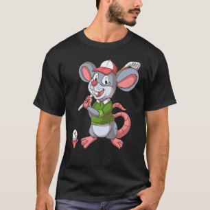 Golfer Mouse T Shirt