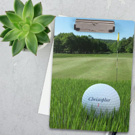 Golfer Namn Golfing Pappa Golf Clipboard