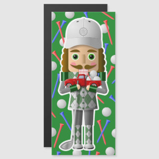 Golfer Nutcracker med Little Red Lastbil